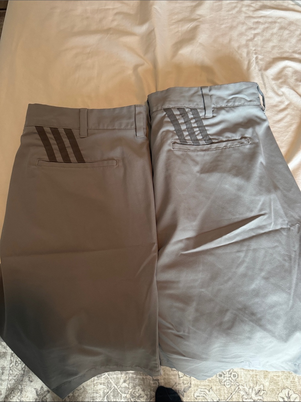 Adidas Men's Gray Golf Shorts - 2 Pairs